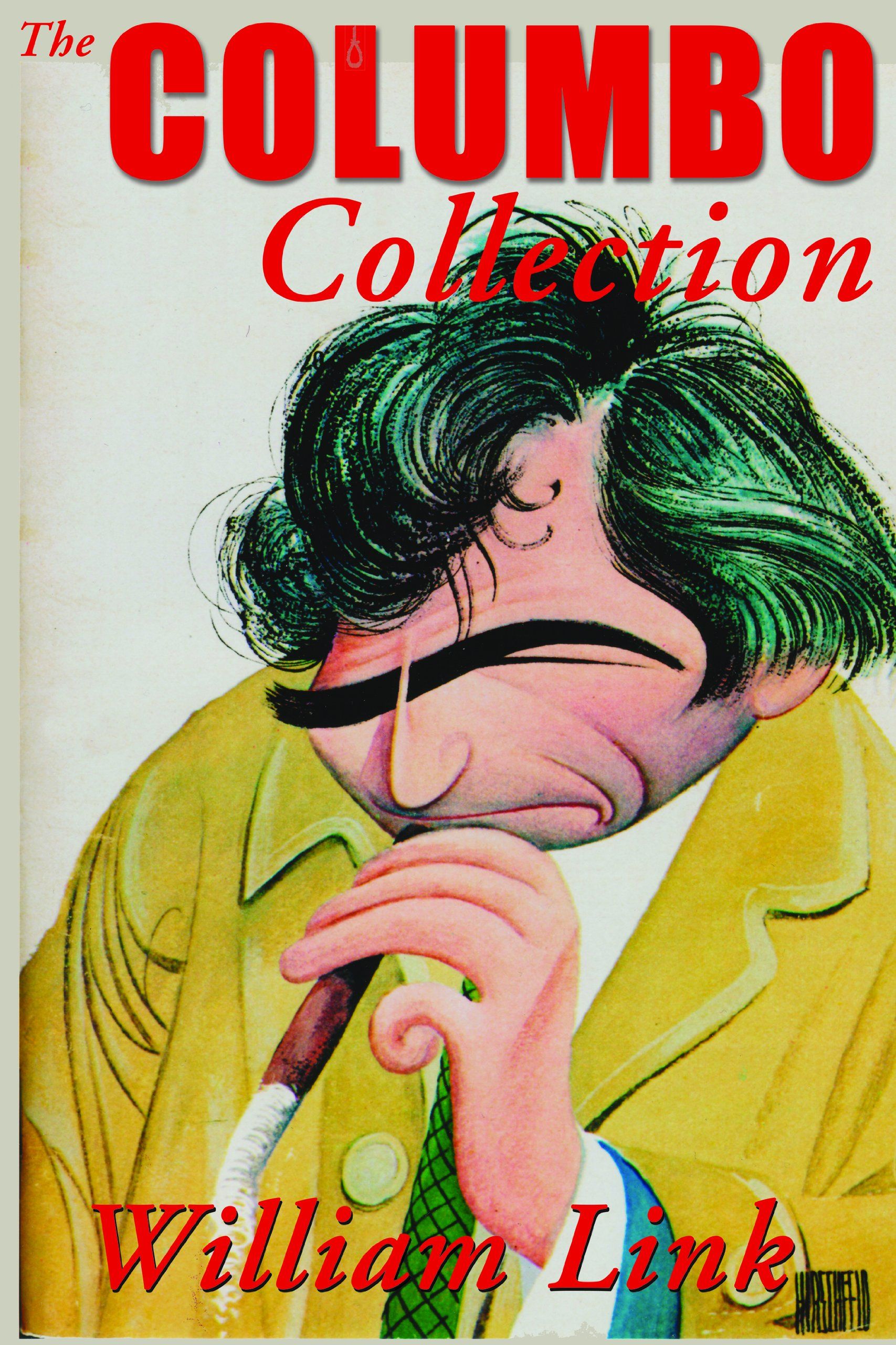 Caricature of Columbo on a book by William Link