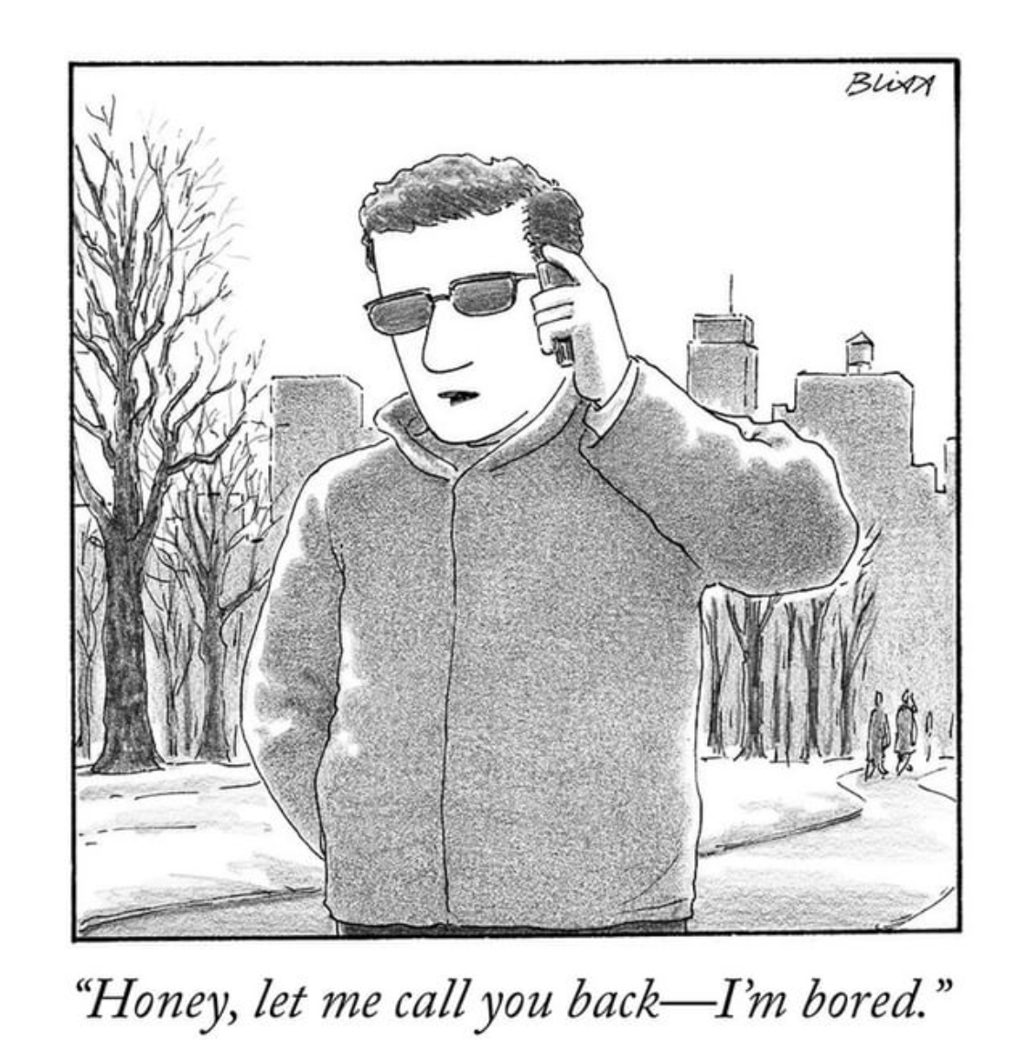 A New Yorker Cartoon about a Douchebag 1