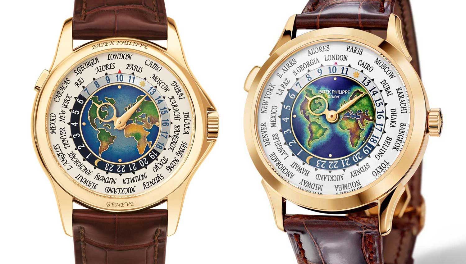 Patek Philippe 5131 on the left and 5231 on the right